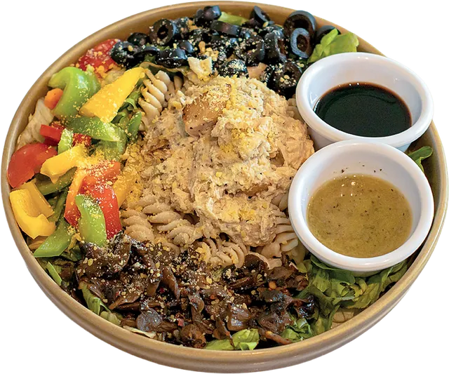 Italian Bowl con pasta integral y pollo